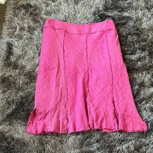 Pink flutter skirt